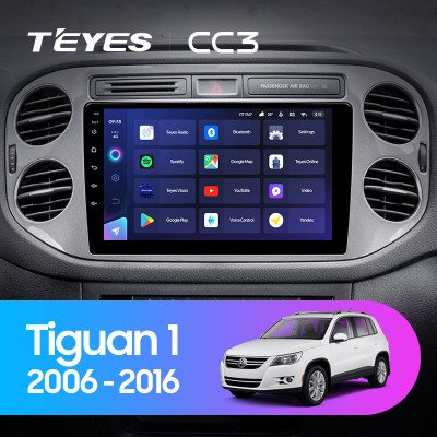 Штатная магнитола TEYES CC3 9.0" 4 Gb для Volkswagen Tiguan 2006-2017 B