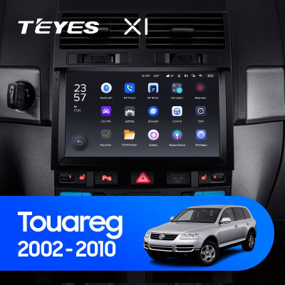 Штатная магнитола TEYES X1 9.0" 2 Gb для Volkswagen Touareg 2002-2010