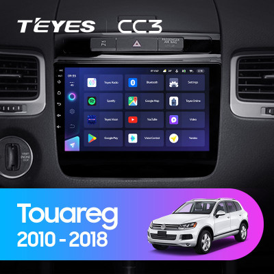 Штатная магнитола TEYES CC3 9.0" 6 Gb для Volkswagen Touareg 2010-2018 B