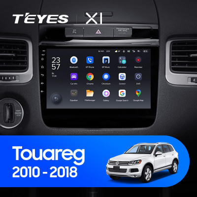 Штатная магнитола TEYES X1 9.0" 2 Gb для Volkswagen Touareg 2010-2018 A
