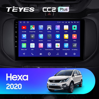 Штатная магнитола TEYES CC2 Plus 9.0" 3 Gb для Tata Hexa 2020