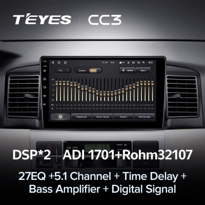 Штатная магнитола TEYES CC3 9.0" 4 Gb для BYD F3 2005-2013