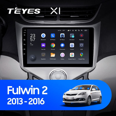 Штатная магнитола TEYES X1 9.0" 2 Gb для Chery Fulwin 2013-2016