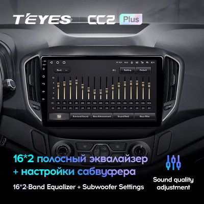 Штатная магнитола TEYES CC2 Plus 10.2" 4 Gb для Chery Tiggo 5 2014-2018