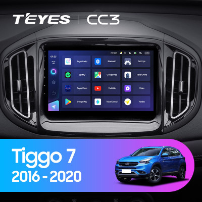 Штатная магнитола TEYES CC3 9.0" 4 Gb для Chery Tiggo 7 2016-2020 A