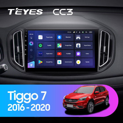 Штатная магнитола TEYES CC3 10.2" 6 Gb для Chery Tiggo 7 2016-2020 B