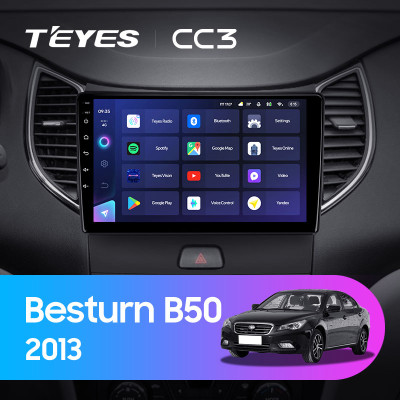 Штатная магнитола TEYES CC3 9.0" 6 Gb для FAW Besturn B50 2013-2016