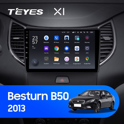 Штатная магнитола TEYES X1 9.0" 2 Gb для FAW Besturn B50 2013-2016