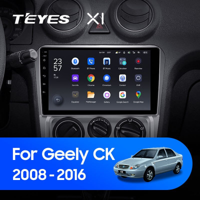 Штатная магнитола TEYES X1 9.0" 2 Gb для Geely CK 2008-2016