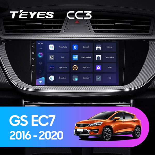 Штатная магнитола TEYES CC3 9.0