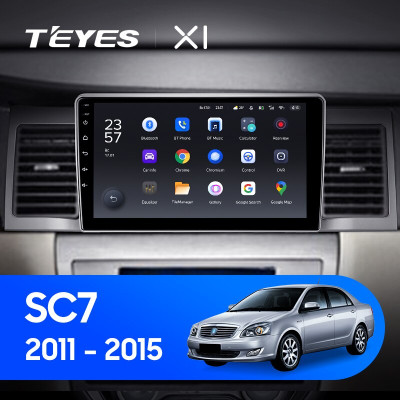 Штатная магнитола TEYES X1 9.0" 2 Gb для Geely SC7 2011-2015