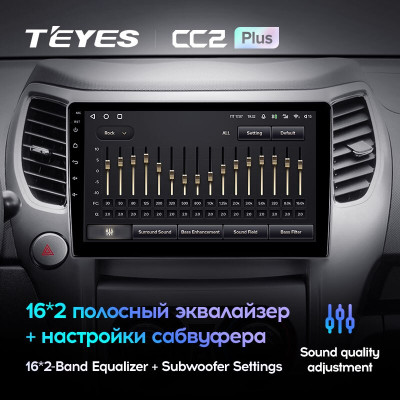 Штатная магнитола TEYES CC2 Plus 10.2" 3 Gb для Great Wall Hover M4 2012-2017