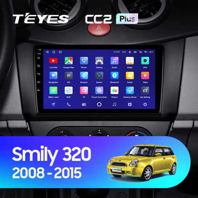 Штатная магнитола TEYES CC2 Plus 9.0" 4 Gb для Lifan Smily 2008-2015