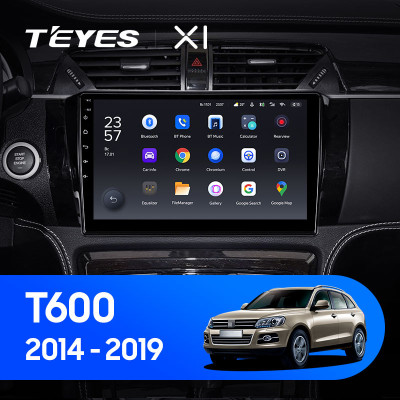Штатная магнитола TEYES X1 10.2" 2 Gb для Zotye T600 2014-2019 A