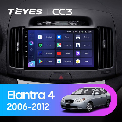 Штатная магнитола TEYES CC3 9.0" 3 Gb для Hyundai Elantra 2006-2010 B