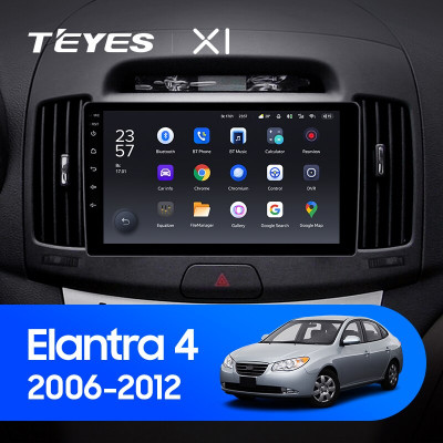 Штатная магнитола TEYES X1 9.0" 2 Gb для Hyundai Elantra 2006-2012 A