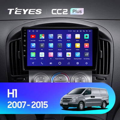 Штатная магнитола TEYES CC2 Plus 9.0" 6 Gb для Hyundai H-1 2007-2015 A