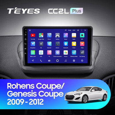Штатная магнитола TEYES CC2 Plus 9.0" 4 Gb для Hyundai Rohens 2009-2012 B