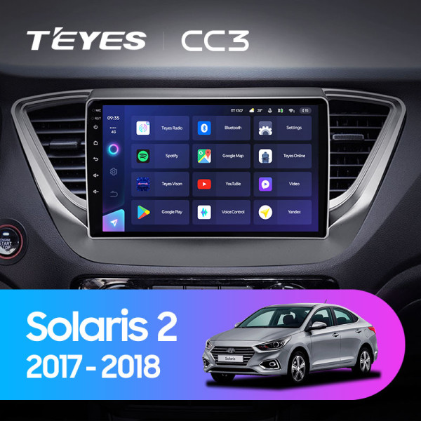 Штатная магнитола TEYES CC3 9.0