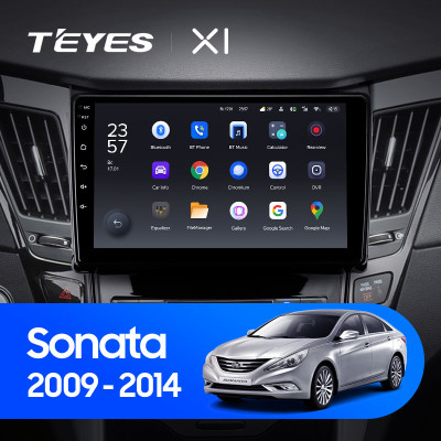 Штатная магнитола TEYES X1 9.0" 2 Gb для Hyundai Sonata 2009-2014 B