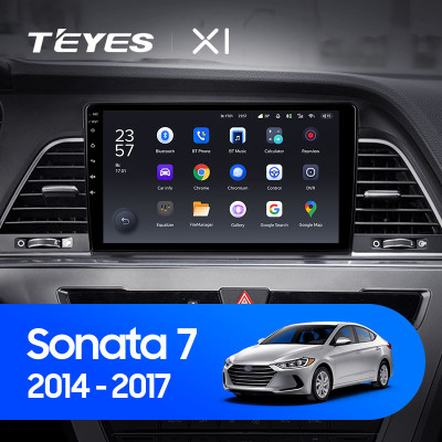 Штатная магнитола TEYES X1 9.0" 2 Gb для Hyundai Sonata 2014-2017 B