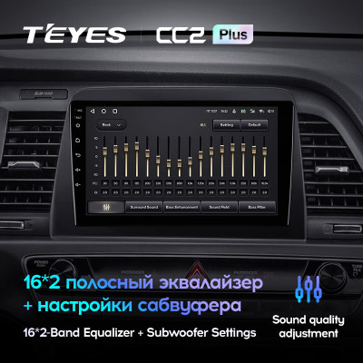 Штатная магнитола TEYES CC2 Plus 9.0" 3 Gb для Hyundai Sonata 2017-2019