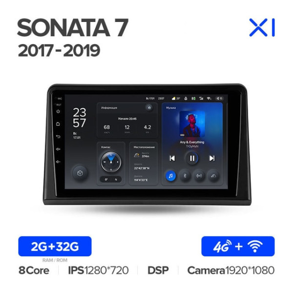 Штатная магнитола TEYES X1 9.0