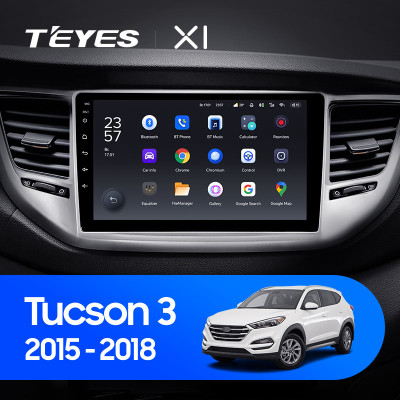 Штатная магнитола TEYES X1 9.0" 2 Gb для Hyundai Tucson 2015-2018 B