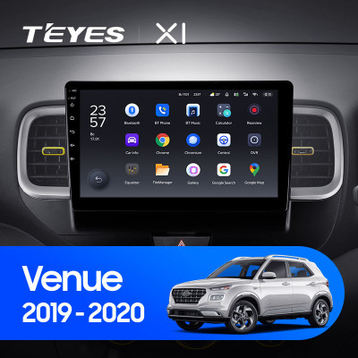 Штатная магнитола TEYES X1 9.0" 2 Gb для Hyundai Venue 2019-2020 B