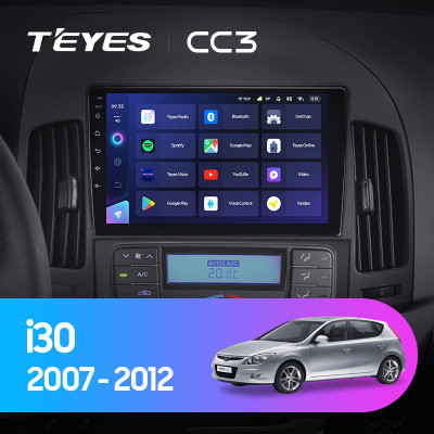 Штатная магнитола TEYES CC3 9.0" 6 Gb для Hyundai i30 2007-2012 A