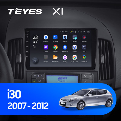 Штатная магнитола TEYES X1 9.0" 2 Gb для Hyundai i30 2007-2012 A
