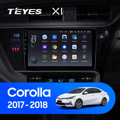Штатная магнитола TEYES X1 10.2" 2 Gb для Hyundai ix35 2009-2015 A