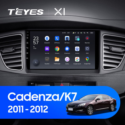 Штатная магнитола TEYES X1 9.0" 2 Gb для Kia Cadenza 2011-2012