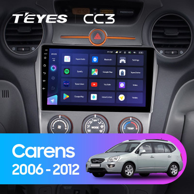 Штатная магнитола TEYES CC3 9.0" 6 Gb для Kia Carens 2006-2012 A