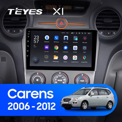 Штатная магнитола TEYES X1 9.0" 2 Gb для Kia Carens 2006-2012 A