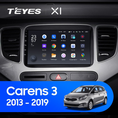Штатная магнитола TEYES X1 9.0" 2 Gb для Kia Carens 2013-2019