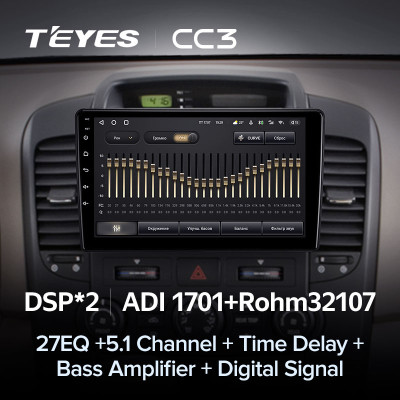 Штатная магнитола TEYES CC3 9.0" 6 Gb для Kia Carnival 2006-2014