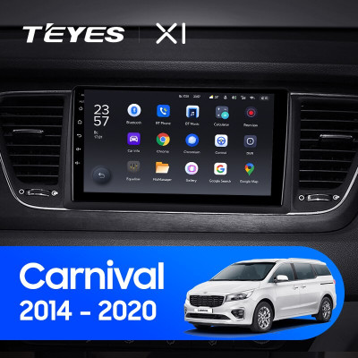 Штатная магнитола TEYES X1 9.0" 2 Gb для Kia Carnival 2014-2020 A