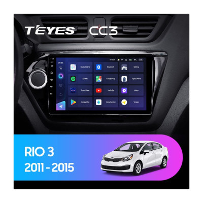 Штатная магнитола TEYES CC3 9.0" 6 Gb для Kia Rio 2011-2016 A