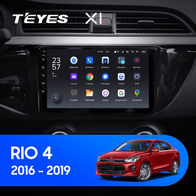 Штатная магнитола TEYES X1 9.0" 2 Gb для Kia Rio 2016-2019 C