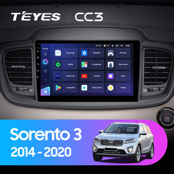 Штатная магнитола TEYES CC3 10.2