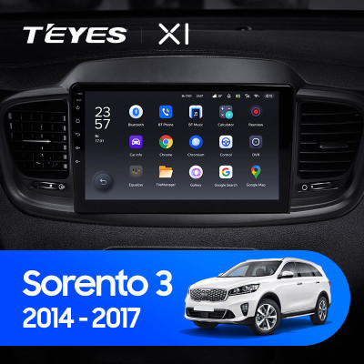 Штатная магнитола TEYES X1 10.2" 2 Gb для Kia Sorento 2014-2020