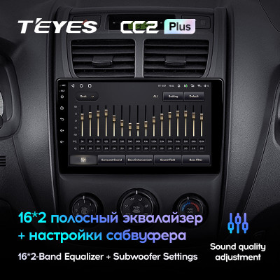 Штатная магнитола TEYES CC2 Plus 9.0" 4 Gb для Kia Sportage 2008-2010 A