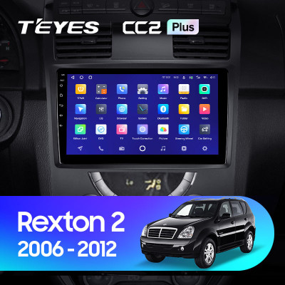 Штатная магнитола TEYES CC2 Plus 10.2" 4 Gb для SsangYong Rexton 2006-2012
