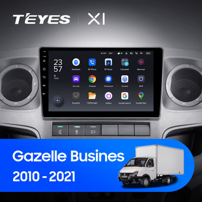 Штатная магнитола TEYES X1 9.0" 2 Gb для GAZ Gazelle 2010-2021 B