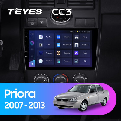 Штатная магнитола TEYES CC3 9.0" 3 Gb для Lada Priora 2007-2013 C