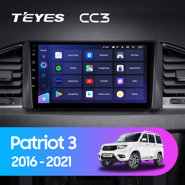 Штатная магнитола TEYES CC3 9.0