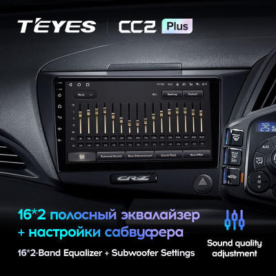 Штатная магнитола TEYES CC2 Plus 9.0" 3 Gb для Saab 9-3 2007-2011