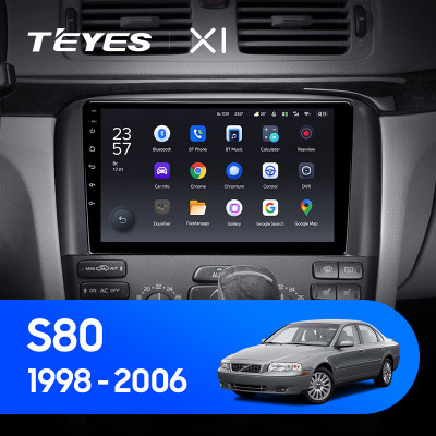 Штатная магнитола TEYES X1 9.0" 2 Gb для Volvo S80 1998-2006