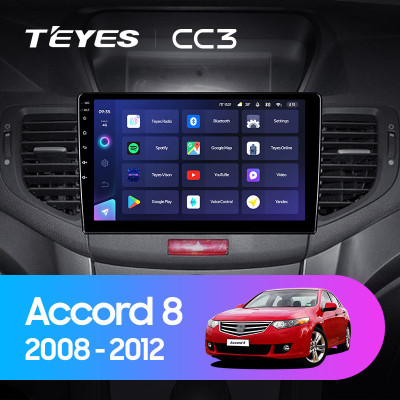 Штатная магнитола для Honda Accord 2008-2012 Teyes CC3 10.2" (3 Gb)